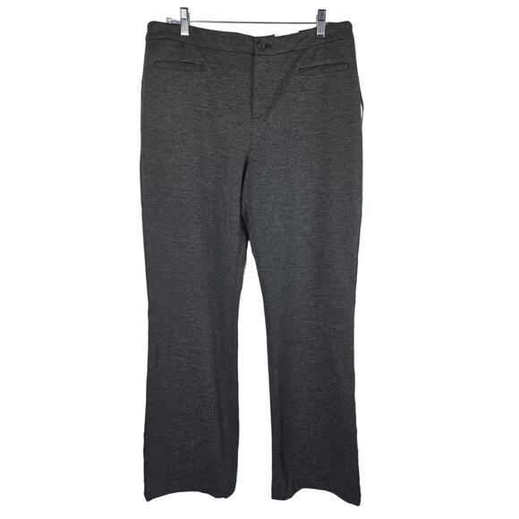 Coldwater Creek NWT Natural Fit Black Tan Flare Leg Women's Dress Pants 14 - Picture 1 of 5